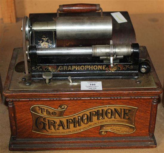 Columbia cylinder graphophone phonograph